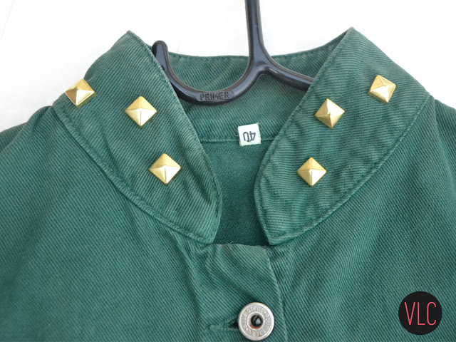 customização jaqueta estilo militar